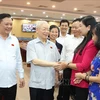 Le secrétaire général du Parti à l'écoute des électeurs de Hanoï