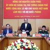 ​ Le PM Nguyen Xuan Phuc travaille avec les dirigeants du ministère de la Défense