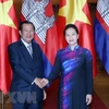 Entrevue entre la présidente de l'AN Nguyen Thi Kim Ngan et le PM cambodgien
