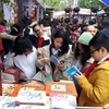 Ouverture de la Rue des livres du printemps de l'Année du Rat à Hanoï