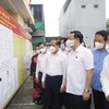 Le président de l'AN Vuong Dinh Hue inspecte les préparatifs des élections à Tuyen Quang