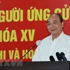 HCM-Ville: le président Nguyen Xuan Phuc reçoit des dignitaires religieux du district de Hoc Mon