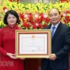 L'Ordre de l’indépendance de première classe remis à l'ancienne vice-présidente Dang Thi Ngoc Thinh
