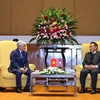 ​Entrevue entre le président du FPV et le président de l'AN lao