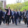 Le Premier ministre Pham Minh Chinh assiste à un dialogue politique à l'Université de Harvard