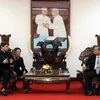 L'envoyé spécial du Vatican, l'évêque Marek Zalewski, rencontre les autorités d'An Giang