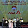 Remise des Prix ''Pour l’œuvre de la grande union nationale'' aux oeuvres journalistiques