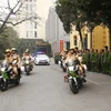 La police de Hanoi met en œuvre des plans pour assurer la sécurité du congrès du Parti