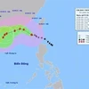 Движение тайфуна Саола. (Источник: Национальный центр гидрометеорологических прогнозов)