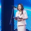 Заместитель директора Департамента населения Хоанг Тхи Тхом выступает на мероприятии. (Фото: PV/Vietnam+)