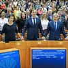 Европейские парламентарии на заседании голосования по соглашению Brexit. (Источник: EP)