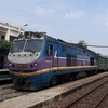 Поезд Вьетнамской железнодорожной корпорации. (Фото: Вьет Хунг/Вьетнам +)