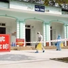 Зона карантина для зараженных вирусом в медпункте Куангха. (Фото: Хоанг Хунг/ВИА)