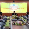 Итоговое заседание Министерства информации и коммуникаций за первый квартал 2020 года под председательством министра Нгуен Мань Хунг.