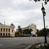 Площадь Августовской революции в Ханое во время эпидемии COVID-19. (Фото: ВИА) 
