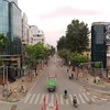 Улицы Ханоя в дни социального дистанцирования. (Фото: ВИА)