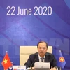 Заместитель министра иностранных дел и генеральный секретарь Национального комитета АСЕАН 2020 Нгуен Куок Зунг. (Фото: ВИА)
