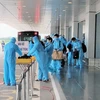 Зона дезинфекции в аэропорту (Фото: ВИА)