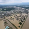 Проливные дожди вызывают наводнение в Японии Хитойоши. (Фото: Интернет)