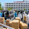 Основные товары доставляются в больницу Дананга C (Фото: ВИА)
