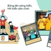 ЮНЕСКО и ЮНИСЕФ при поддержке посольства Австралии во Вьетнаме запускают кампанию под названием “Побеждай дома” для вьетнамских детей и их семей, чтобы найти интересные способы оставаться счастливыми и здоровыми, находясь дома. (Фото: ЮНИСЕФ)