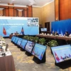 Вьетнамская сторона на 8-м совещании министров RCEP в режиме телеконференции 27 августа (Фото: ВИА)
