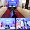 Заместитель премьер-министра Вьетнама и министр иностранных дел Фам Бинь Минь председательствует на встрече министров стран АСЕАН и США 10 сентября (Фото: ВИА)