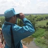 Егеря в национальном парке Чамчим в провинции Донгтхап несут дозор на вышке (Фото: ВИА)