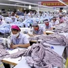 Одежда на экспорт в Южную Корею. Применение технологических платформ в экспорте Вьетнама продемонстрировало значительный прогресс по сравнению с другими странами региона. (Фото: ВИА)