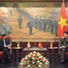 На встрече (Фото: Вьетнамская народная армия)