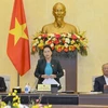 Председатель НС Нгуен Тхи Ким Нган завершила 51-е заседание Постоянного комитета НС (Фото: ВИА)