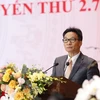 Заместитель премьер-министра Ву Дык Дам выступает на конференции в Ханое 30 декабря (Фото: ВИА)