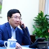 Министр иностранных дел Фам Бинь Минь провел телефонные переговоры со своим американским коллегой. (Фото: ВИА)