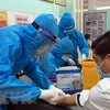 Организуется массовое тестирование у населения на коронавирус. (Фото: ВИА) 