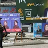 Агитационные панно о предстоящих выборах в Ираке. (Фото: AFP)