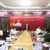 На заседании постоянного бюро парткома провинции Куангнинь. (Фото: ВИА)
