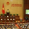 11-е заседание, также последнее заседание Национального собрания 14-го созыва, началось в Ханое утром 24 марта. (Фото: ВИА) 
