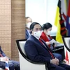 Премьер-министр Фам Минь Тьинь на встрече стран лидеров АСЕАН в Джакарте, Индонезия, 24 апреля. (Фото: ВИA)
