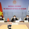 Представители Вьетнама на заседании. (Фото: ВИА)