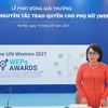 На церемонии открытия (Фото: ООН-женщины во Вьетнаме) 
