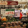  Вьетнамские личи поступили в продажу в супермаркете AEON в Японии. (Фото: ВИА)