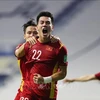 Тиен Линь (22) открыл счет для Вьетнама в матче с Малайзией. (Фото: ВИА)