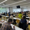 Экзаменационный класс для сдачи тестов на знание вьетнамского языка в Токио 20 июня (Фото: ВИА)