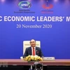 Президент Вьетнама Нгуен Суан Фук примет в участие в неформальной онлайн-встрече лидеров форума Азиатско-Тихоокеанского экономического сотрудничества (АТЭС) из Ханоя. (Фото: ВИА)