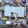 Телеконференция между вице-премьером Ву Дык Дамом и руководителями южных населенных пунктов (Фото: ВИА)