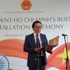 На церемонии выступил посол Вьетнама в Индии Фам Шань Тьяу. (Фото: ВИА)