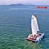 Лодки доставляют туристов на осмотр морского пейзажа Вунгтау. (Фото: ВИА)