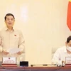 Выступление заместителя Председателя НС Нгуен Дык Хая на заседании постоянного комитета НС 14 сентября утром (Фото: ВИА)