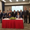 Церемония подписания Соглашения о совместном предприятии по проекту терминала СПГ Шонми. (Источник: moit.gov.vn)