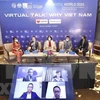 «Онлайн-дискуссия: Почему Вьетнам?» проводится на полях Международного союза электросвязи (ITU) Digital World 2021 14 октября. (Фото: ВИА)